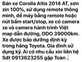 Toyota Corolla altis G 2014 - Bán Corolla Altis 2014 AT giá 640 triệu tại Tp.HCM