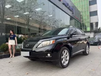 Lexus RX 350 RX350 2009 - Bán xe Lexus RX350 xuất Mỹ màu đen nội thất kem. Xe sản xuất 12/2009 đăng ký cá nhân, xe bản đủ có HUD, Loa Mark, rữa đè giá 735 triệu tại Hà Nội