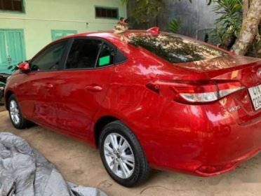 Toyota Vios  1.5E MT	  2018 - Bán Toyota Vios 1.5E MT năm sản xuất 2018, màu đỏ còn mới
