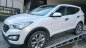 Hyundai Santa Fe 2015 - Cần bán lại xe Hyundai Santa Fe đời 2015, màu trắng máy xăng bản full