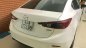 Mazda 3   2015 - Chính chủ bán xe Mazda 3 đời 2015, màu trắng, sơn còn zin 99%